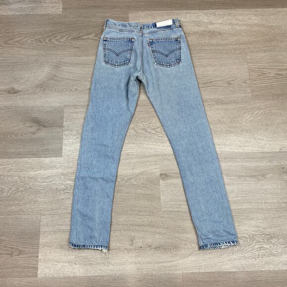 Re/Done Levi's High Rise Slim Straight Leg Jeans Women's 24 - Picture 3 of 13